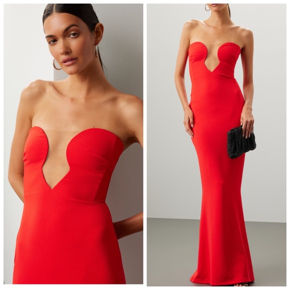 Nookie Scarlet Strapless Maxi Dress - Picture 1 of 14